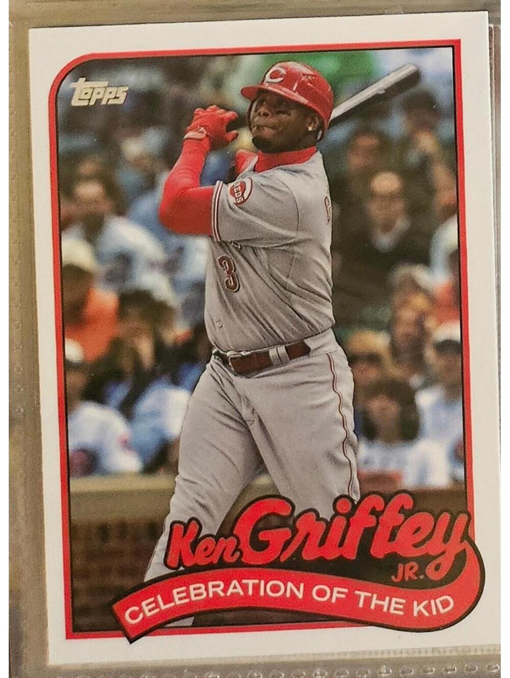 2024 Topps 1989 insert KID-21 Ken Griffey Jr Cincinnati Reds Celebration Kid